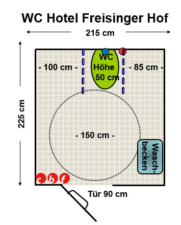 WC Freisinger Hof Plan