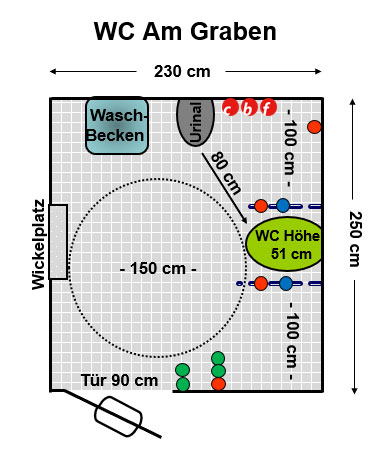 WC Am Graben Plan