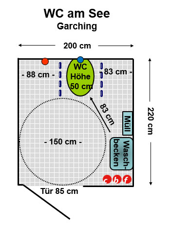 WC Am Garchinger See Plan