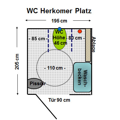 WC Herkomerplatz Plan