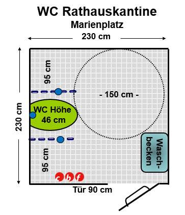 WC RATHAUS Kantine Plan