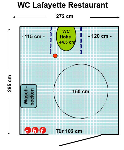 WC La Fayette Restaurant Plan