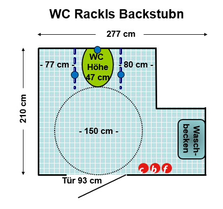 WC Rackls Backstubn Ottobrunner Straße Plan