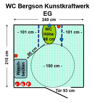 WC Bergson Kunstkraftwerk EG Plan