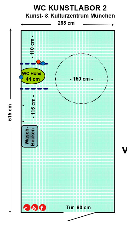 WC Kunstlabor 2 - Kunst- & Kulturzentrum München Plan